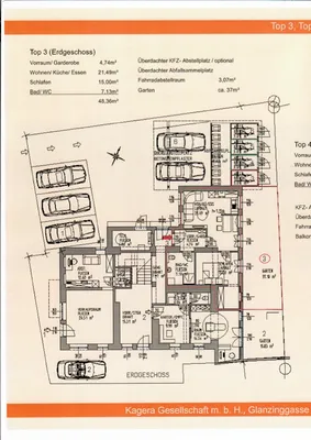 2-Zimmer-Wohnung mieten in Gmunden – 48 m², € 902 – Bild 3 von 3