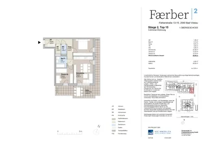 Immobilie kaufen in Baden – 69,99 m², € 366.000 – Bild 21 von 21