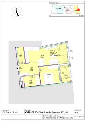 2-Zimmer-Wohnung kaufen in Gänserndorf – 53 m², € 273.420 – Bild 10 von 10