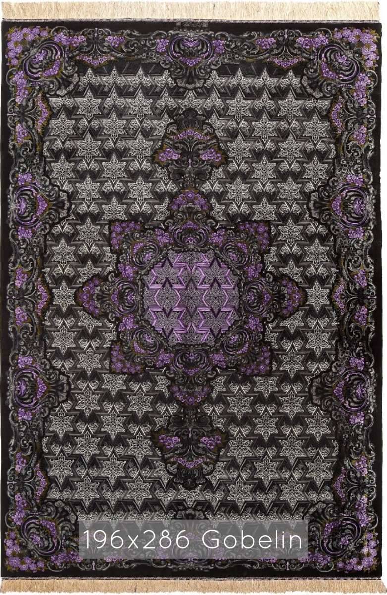 GRATIS VERSAND EUROPAWEIT NEU 286×196 cm Handgeknüpfter Hossein Erami Ghom Seidenteppich "Gobelin - Black" | 5,61 m² | 67,7 Raj | 6.283.200 Knoten | 100 % Seide Garantiert HANDGEKNÜPFT PERSER- & ORIENTTEPPICHE W1