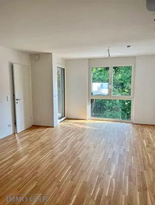 BARRIEREFREIE 2-ZIMMER-NEUBAUWOHNUNG MIT LOGGIA, BALKON, GRÜNBLICK & PERFEKTER INFRASTRUKTUR IN WIEN-LIESING ZU MIETEN!