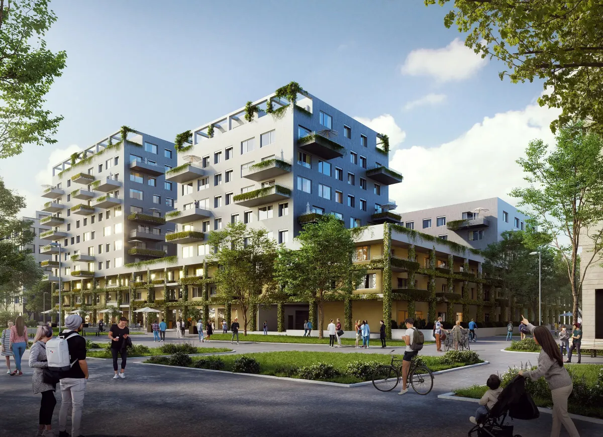 U2 "Lina Loos Platz" Oberes Hausfeld - ERSTBEZUG Top 1.45 - Ansicht 2