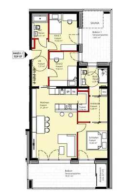4-Zimmer-Wohnung kaufen in Zell am See – 86 m², € 515.000 – Bild 14 von 23