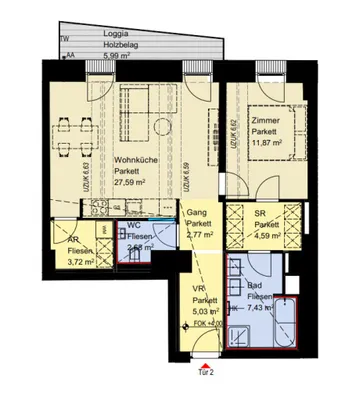 2-Zimmer-Wohnung kaufen in Wien – 71,64 m², € 498.900 – Bild 22 von 22