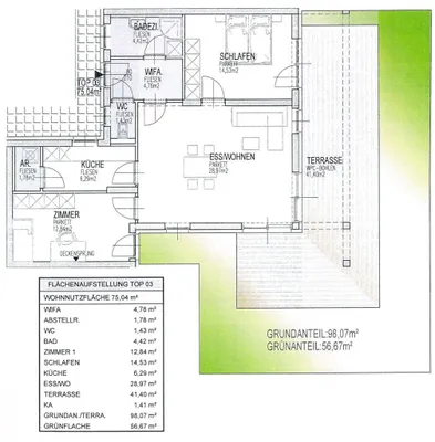 3-Zimmer-Wohnung kaufen in Graz – 75,04 m², € 289.000 – Bild 16 von 16