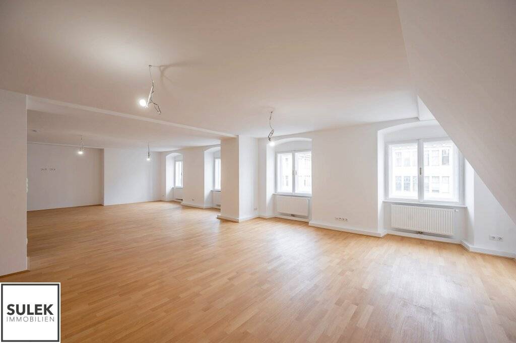 Blick zum Stephansdom: 3-Zimmer-Wohnung mit großem Wohnsalon in Toplage, Wien