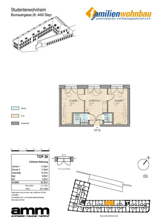 Wohnung – Steyr - Ansicht 2