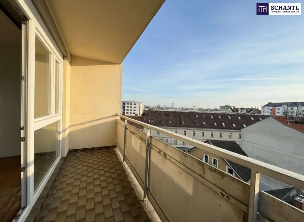Großzügige 4-Zimmer Wohnung mit 2 Balkonen + Parkplatz und viel Potenzial - 98 m² in Graz - sanierungsbedürftig! - Ansicht 2
