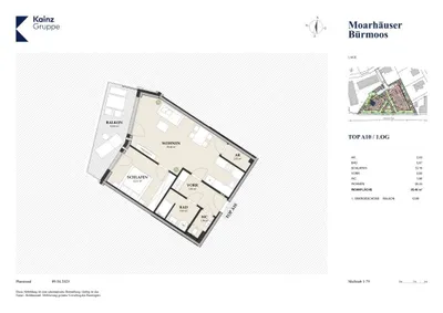 2-Zimmer-Wohnung kaufen in Salzburg-Umgebung – 55,44 m², € 256.000 – Bild 4 von 5