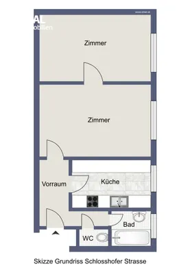 2-Zimmer-Wohnung kaufen in Wien – 55 m², € 179.000 – Bild 8 von 9