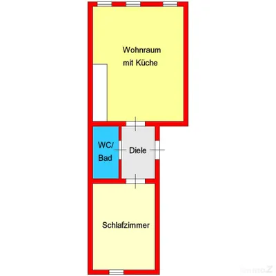 2-Zimmer-Wohnung mieten in Graz – 38,96 m², € 519 – Bild 1 von 7
