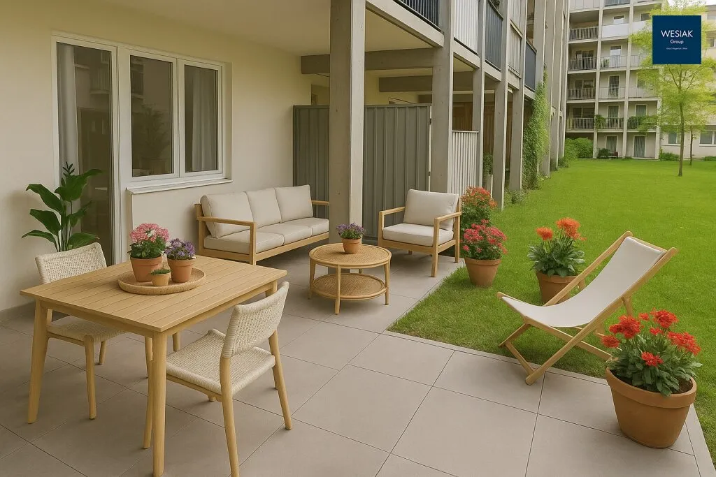 Smart City Süd Top 137: Perfektes Zuhause: 3-Zimmer-Wohnung mit großem Balkon - Innenhofblick – pohled 2