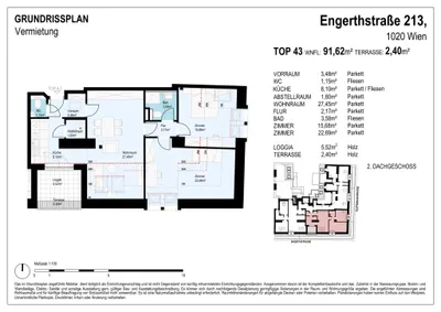 3-Zimmer-Wohnung mieten in Wien – 92 m², € 2.295 – Bild 12 von 12