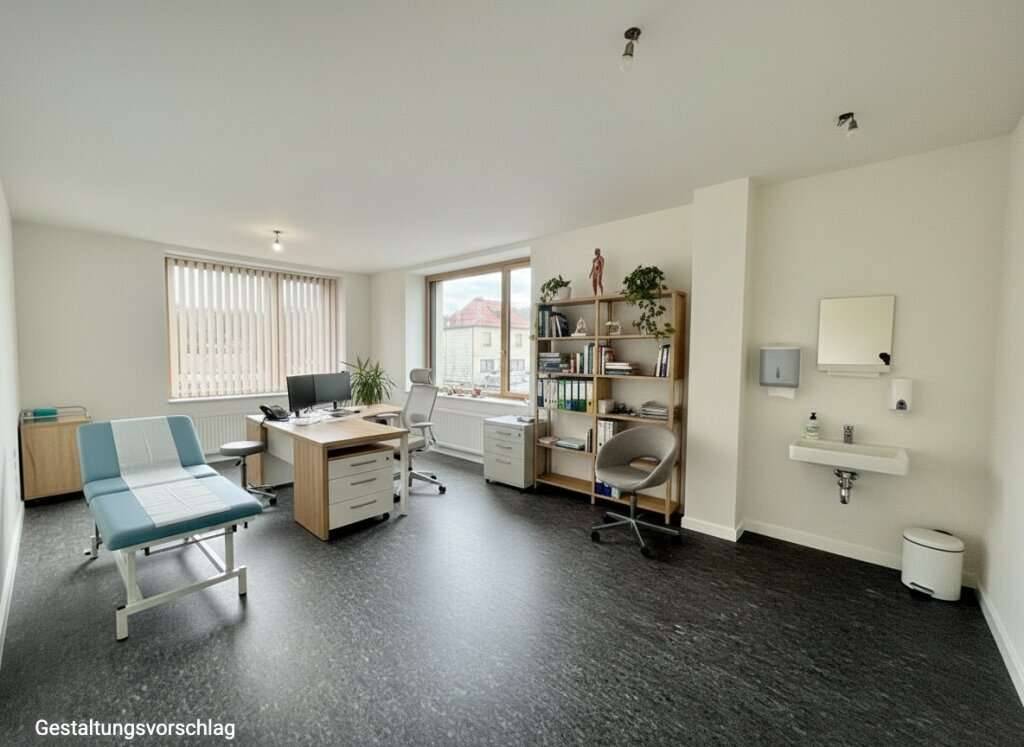 Attraktive, moderne Praxis- oder Bürofläche in revitalisiertem Gebäude - barrierefrei & zentral in Maria Anzbach - ca. 85 m² - 2 Zimmer + Empfang - Ansicht 3