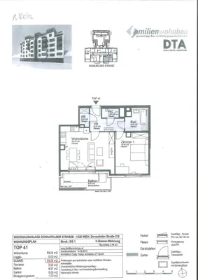 2-Zimmer-Wohnung mieten in Wien – 59 m², € 958 – Bild 9 von 9