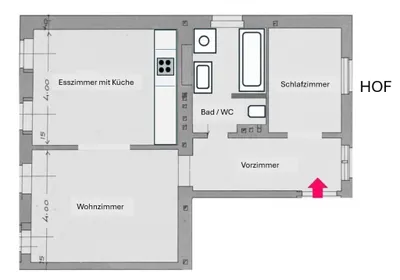 3-Zimmer-Wohnung kaufen in Wien – 64,2 m², € 389.000 – Bild 17 von 17