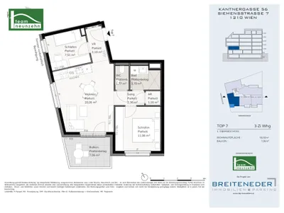 Immobilie kaufen in Wien – 50,92 m², € 299.000 – Bild 14 von 14