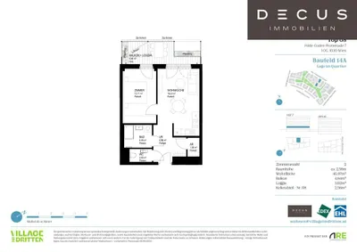 2-Zimmer-Wohnung kaufen in Wien – 45,97 m², € 333.000 – Bild 12 von 12