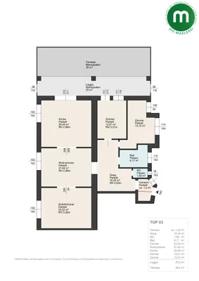 4-Zimmer-Wohnung mieten in Wien – 147,22 m², € 3.280 – Bild 28 von 29
