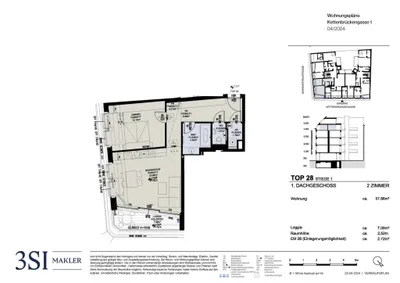 2-Zimmer-Wohnung kaufen in Wien – 57,86 m², € 798.000 – Bild 7 von 7