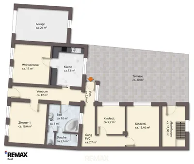 4-Zimmer-Haus kaufen in Mistelbach – 101,9 m², € 225.000 – Bild 35 von 35