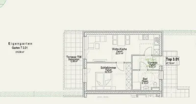 2-Zimmer-Wohnung kaufen in Graz – 47,76 m², € 277.500 – Bild 6 von 6
