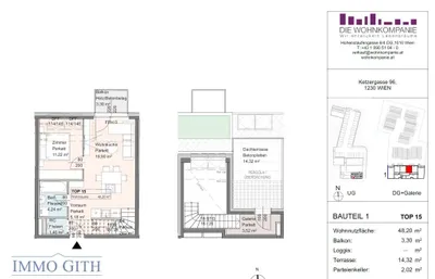 2-Zimmer-Wohnung kaufen in Wien – 48 m², € 310.000 – Bild 14 von 14