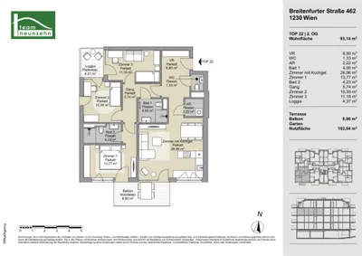 4-Zimmer-Wohnung kaufen in Wien – 88,77 m², € 623.893 – Bild 24 von 24