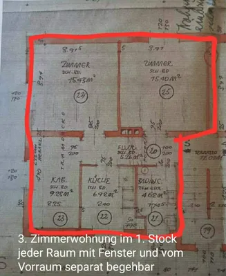 3-Zimmer-Wohnung mieten in Wels – 58 m², € 743 – Bild 13 von 13