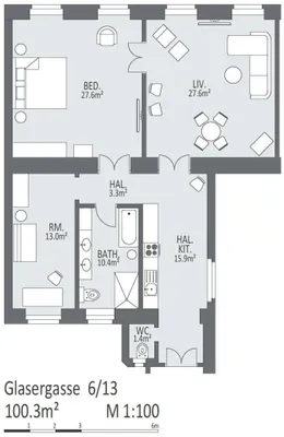 3-Zimmer-Wohnung kaufen in Wien – 100 m², € 849.000 – Bild 19 von 19