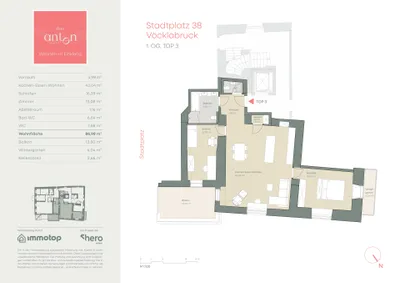 3-Zimmer-Wohnung kaufen in Vöcklabruck – 86,91 m², € 434.900 – Bild 9 von 9