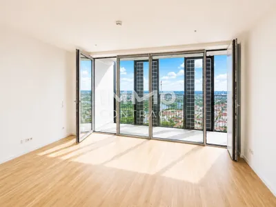 43. Etage mit 16sqm Loggia: Erstbezug inklusive Sonnenaufgang - DC2 Tower