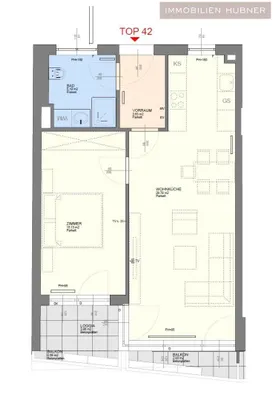 2-Zimmer-Wohnung mieten in Wien – 55 m², € 1.150 – Bild 10 von 12