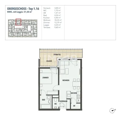 2-Zimmer-Wohnung kaufen in Wien – 47,27 m², € 274.688 – Bild 15 von 15