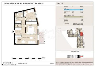 2-Zimmer-Wohnung kaufen in Korneuburg – 67 m², € 328.424 – Bild 4 von 5