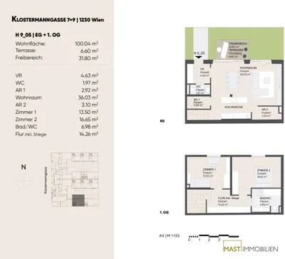 3-Zimmer-Haus kaufen in Wien – 100,04 m², € 569.000 – Bild 21 von 21