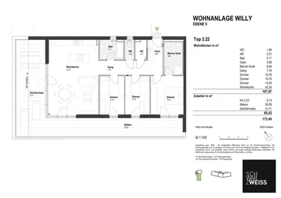 4-Zimmer-Wohnung kaufen in Kufstein – 107,97 m², € 1.097.000 – Bild 8 von 8