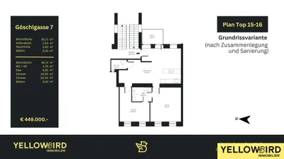 6-Zimmer-Wohnung kaufen in Wien – 78,72 m², € 449.000 – Bild 14 von 15