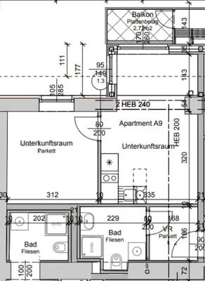 2-Zimmer-Wohnung mieten in Wien – € 770 – Bild 2 von 2