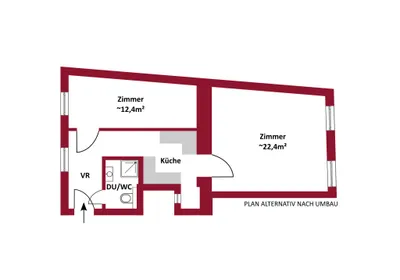 2-Zimmer-Wohnung kaufen in Wien – 51,3 m², € 195.000 – Bild 6 von 6