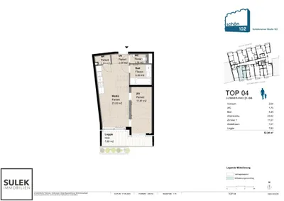 2-Zimmer-Wohnung mieten in Wien – 45,34 m², € 1.319 – Bild 15 von 15
