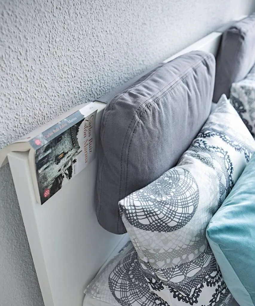 IKEA Malm Bett Kopfkissen Rückwandbezug Kopfteil Kissen Polster Grau, € 20,- (2230 Gänserndorf)