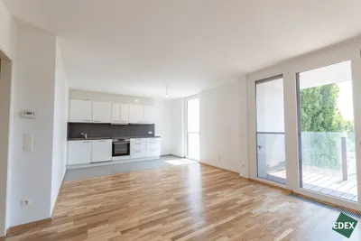 Moderne 2-Zimmer-Wohnung mit Loggia und inkl. Garagenplatz nahe Klinik Floridsdorf - ideal für Singles