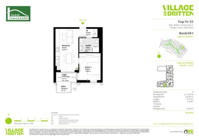 2-Zimmer-Wohnung mieten in Wien – 43,28 m², € 1.149 – Bild 29 von 29