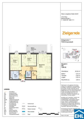 3-Zimmer-Wohnung kaufen in Eisenstadt – 60,04 m², € 299.000 – Bild 13 von 13