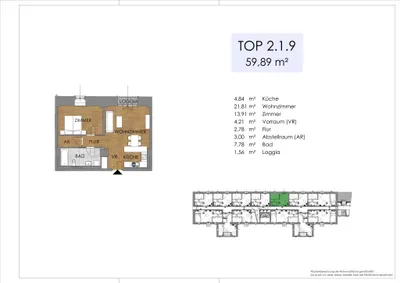 1-Zimmer-Wohnung kaufen in Bruck an der Leitha – 43,66 m², € 181.000 – Bild 26 von 46
