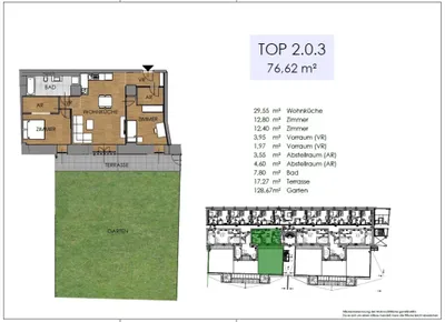 1-Zimmer-Wohnung kaufen in Bruck an der Leitha – 43,66 m², € 181.000 – Bild 8 von 46