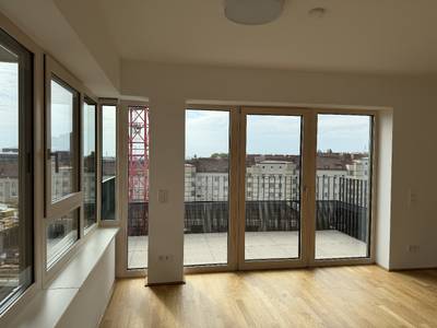 Neubau-Erstbezug im "Village im Dritten" mit 2 Balkonen | 3 Zimmer | Fitness & Co-Working