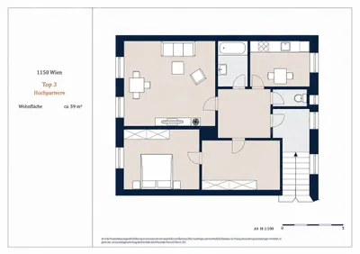 2-Zimmer-Wohnung kaufen in Wien – 59 m², € 210.000 – Bild 12 von 12