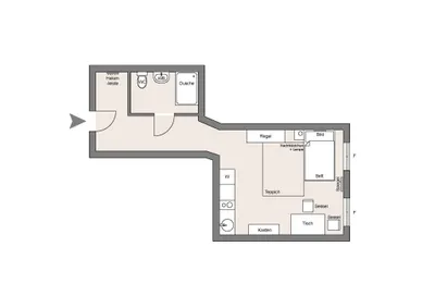1-Zimmer-Wohnung mieten in Wien – 26 m², € 900 – Bild 9 von 9